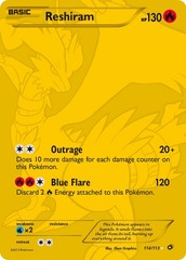 Reshiram - 114/113 - Secret Rare
